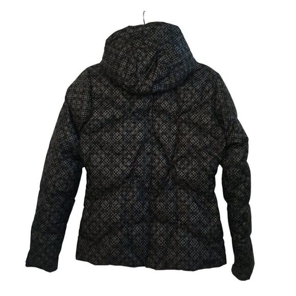 Spyder Boys Hooded Jacket Size 4 Black Patterned Insulated Winter Coat - Picture 5 of 10